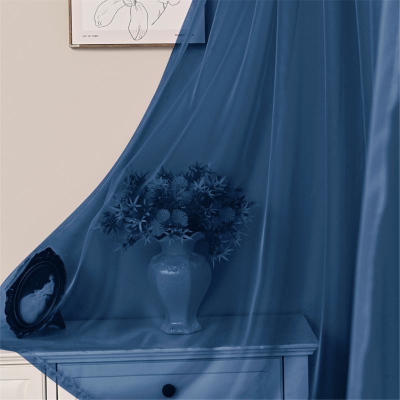 Artistics Semi Sheer Window Sheers Polyester Materials Easy Setups Ideal for Living Room Bedrooms