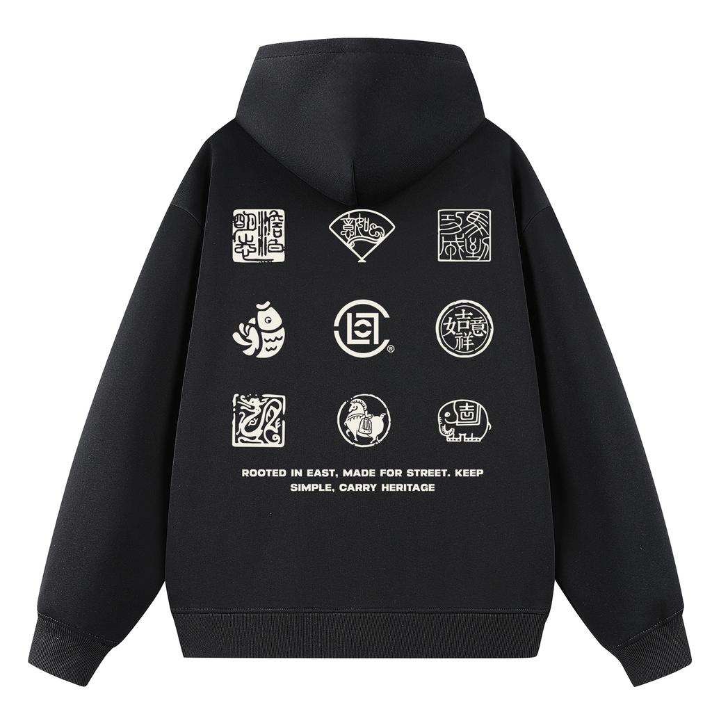 CLOT Sweatshirts Unisex Hooded (Non-detachable) Moderate Straight Fit EL2630120A060316-Q4