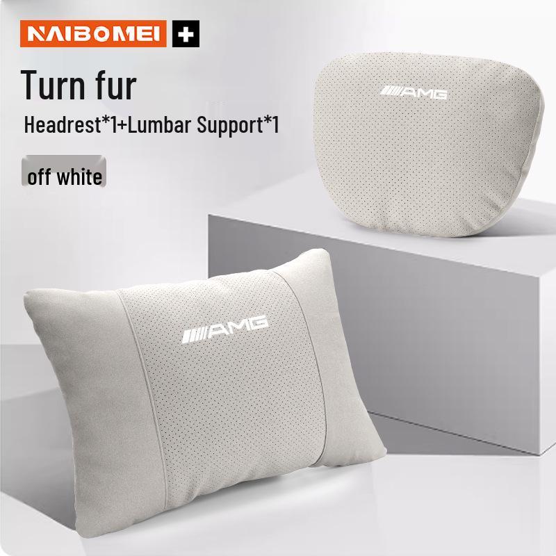 Mercedes-AMG Vito, SL, CL, V-Class, EQS, EQC Headrest Lumbar Support and Neck Pillow