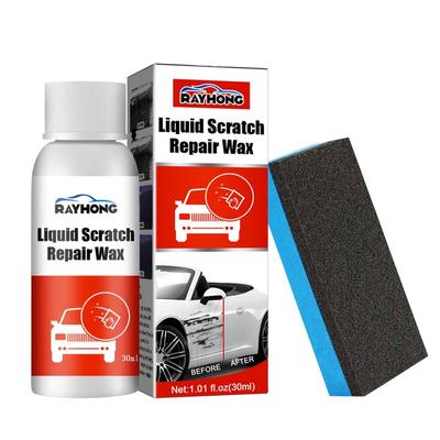Kit de polissage de cire de réparation de rayures de peinture de voiture, Agent de réparation de rayures, dissolvant de peinture, soins de peinture, outil de nettoyage de vernis de voiture