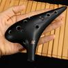 Ocarina 12 Hål Musiksamling Keramisk Mini Alto C Ocarina Instrument för Nybörjare