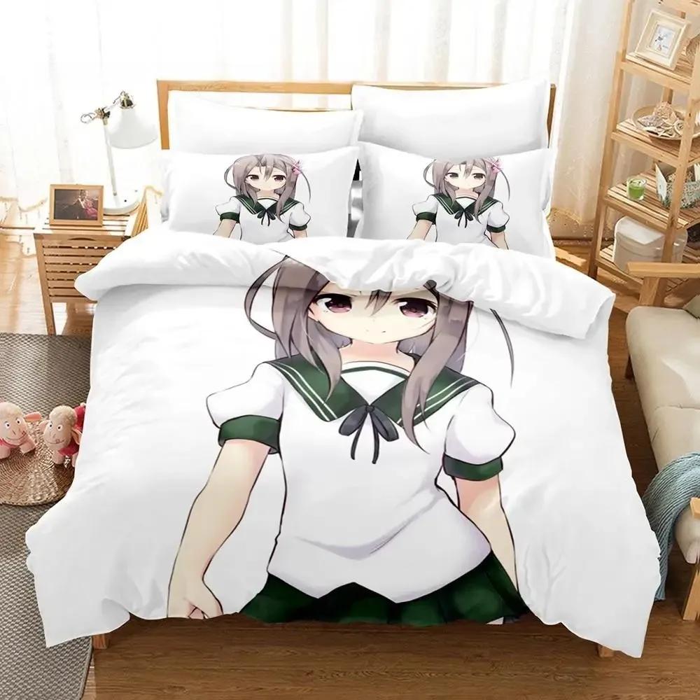 Zuihou (Kancolle) Bedding Set Single Twin Full Queen King Size Bed Set Aldult Kid Bedroom Duvet cover Sets Print bed sheet set