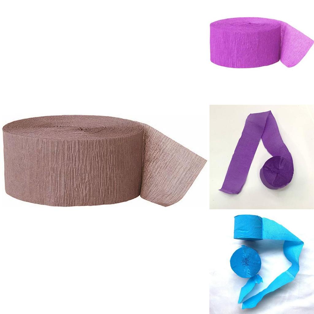 Colorful Crepe Paper Roll For Stunning Wedding Birthday Party Decorations And Diy Crafts