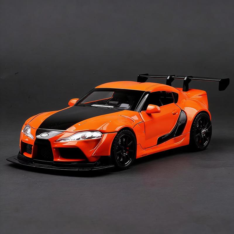 1:22 GR Supra A90 Μεταλλικό Τροποποιημένο Αθλητικό Αυτοκίνητο Μοντέλο Diecasts Μεταλλικό Οχήματα Πίστας Βροχής Μοντέλο Αυτοκινήτου Ήχος Φως Προσομοίωση Δώρο για Παιδιά