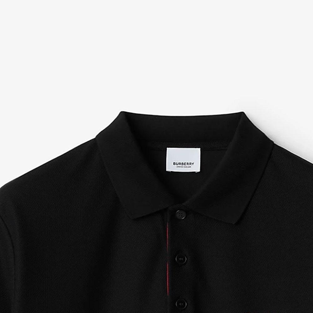 Burberry SS24 Polo Shirt Men's Black 80844361
