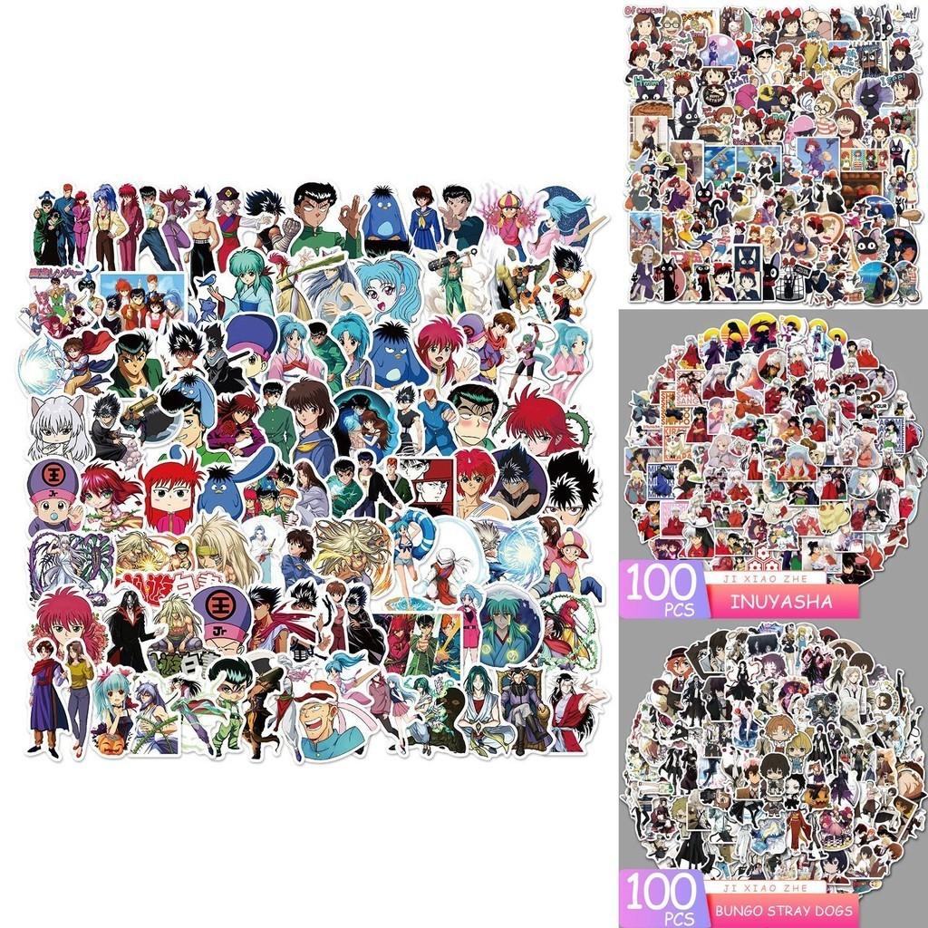 100-piece Japanese Anime Graffiti Stickers Hunter X Hunter Haikyuu Demon Slayer And More!