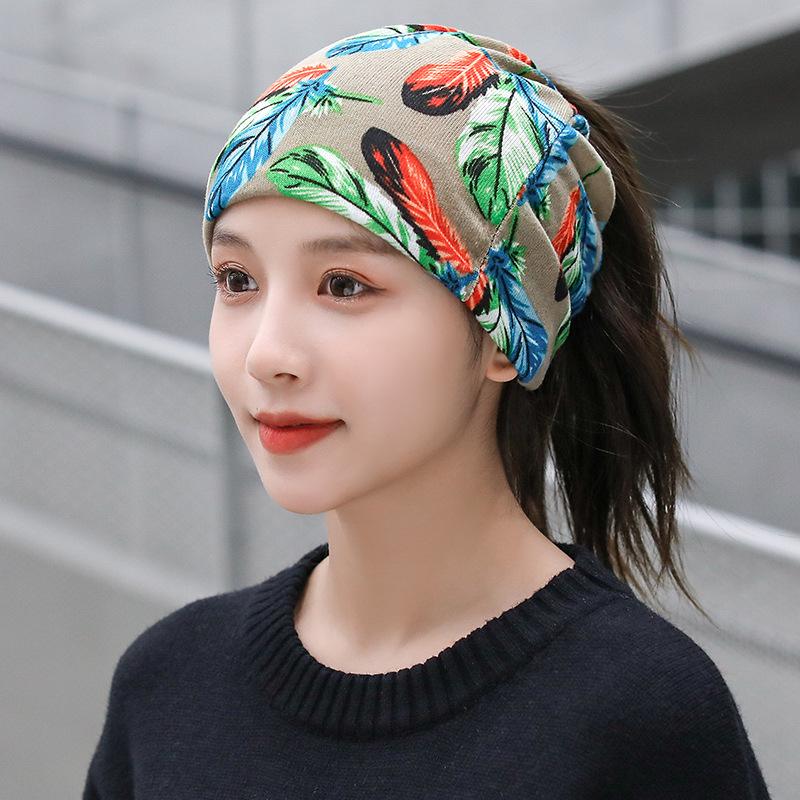 Autumn-Winter Double Layer Neck Warmer & Beanie Face Mask Headscarf