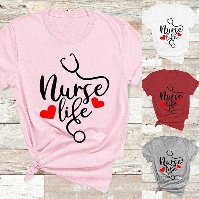 Scrub Life Nurse Stethoscope Passionate RN Gift TShirt Women