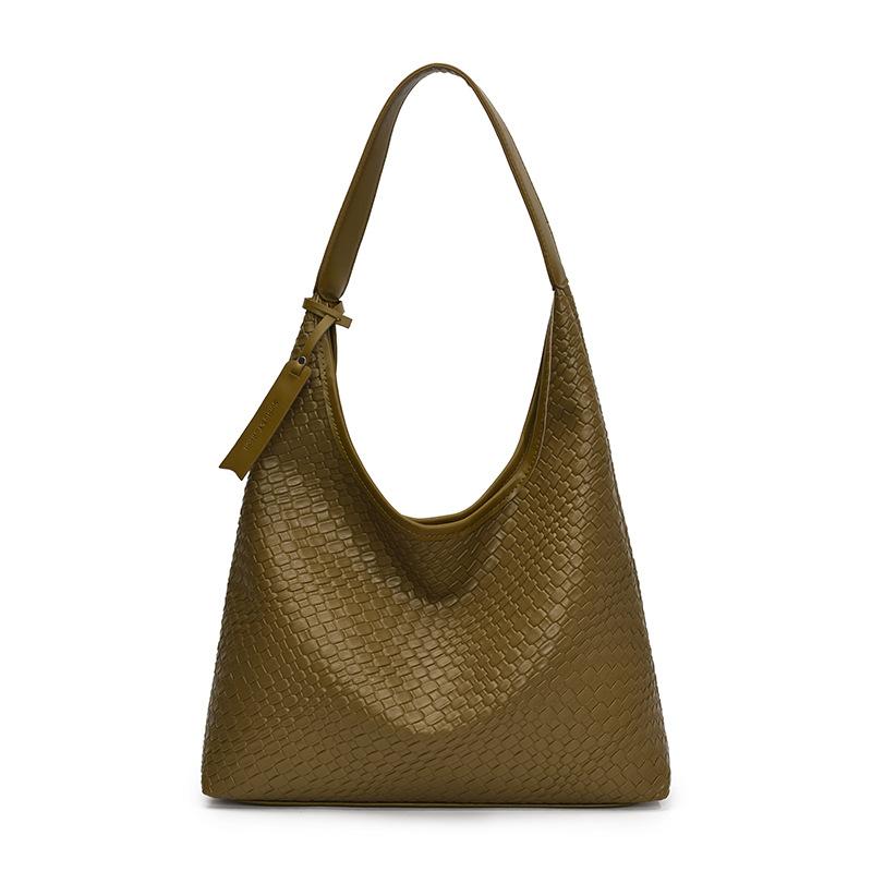 

Новая модная сумка большой вместимости, на плечо зелёный