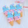 10 Stück Neu Kawaii Süßes Eis Flache Rückseite Acryl Cabochons Scrapbooking DIY Schmuck Bastel Dekoration Zubehör