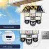 P30 V380 Solar 4G Wireless Camera: Three-Lens, Three-Screen, Low Power Consumption Yard Monitor.