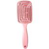 Volumizing Hair Brush for High Crown and Scalp Massage, Bent Rake Comb for Detangling Curly Hair, Cleaning & Styling Tool