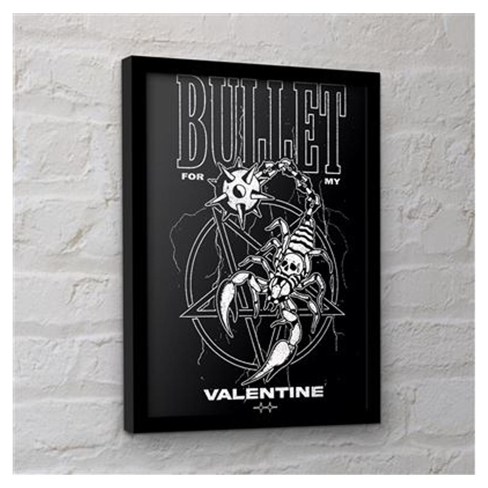Bullet For My Valentine Scorpion Framed Poster