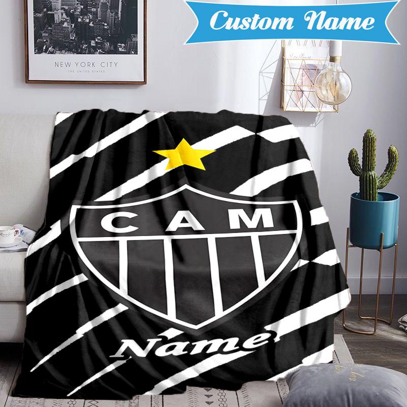 Custom Name Cam Team Spirit Blanket Lightweight Ideal Bedding Blanket Perfect for Travel, Camping, Living Rooms, Sofas, Christmas Gift