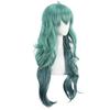 Long Synthetic Gradient Color Cosplay Wig Costume Hair Anime Character Style Heat Resistant Fiber for Party Halloween Roleplay