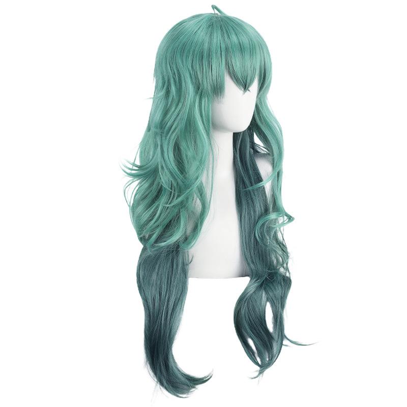 Long Synthetic Gradient Color Cosplay Wig Costume Hair Anime Character Style Heat Resistant Fiber for Party Halloween Roleplay