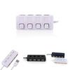 Usb Hub With Switch And Four Ports For Keyboard Mouse U Disk Data Transfer