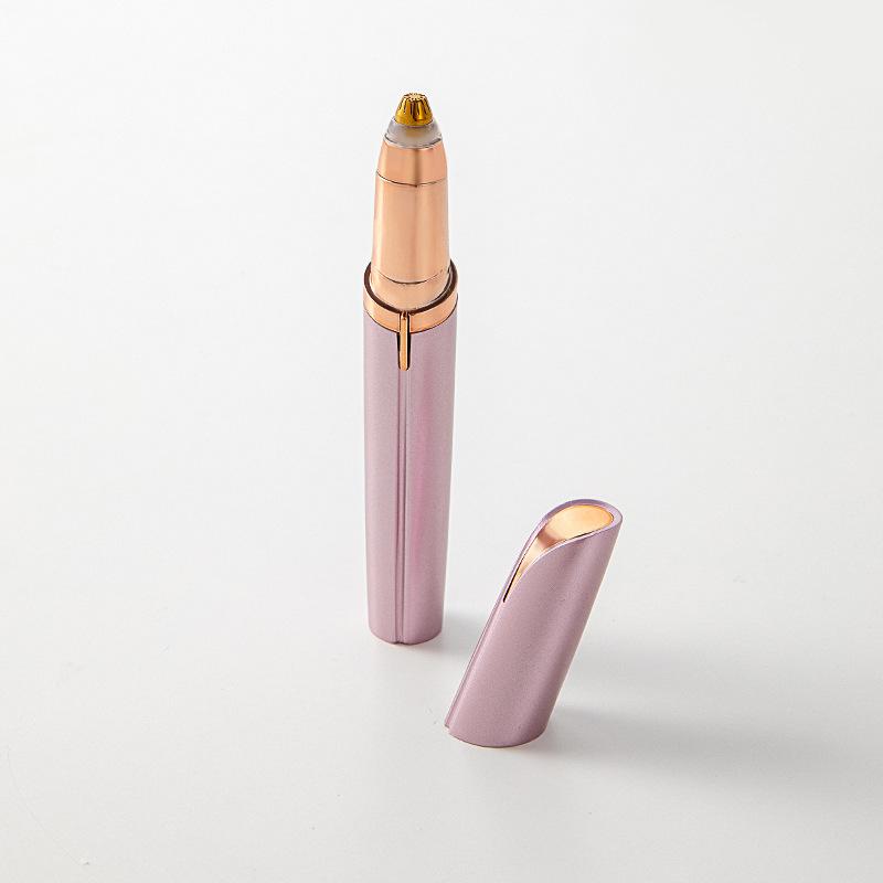 Elektryczny depilator do twarzy damski trymer do brwi Mini przenośne