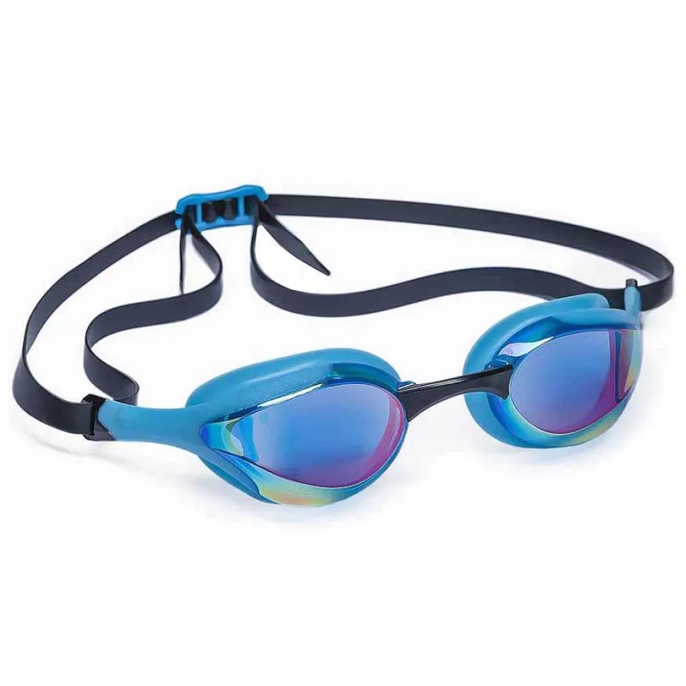 Madwave Plastic Swimming Goggles with Mirror Coating Alien Rainbow