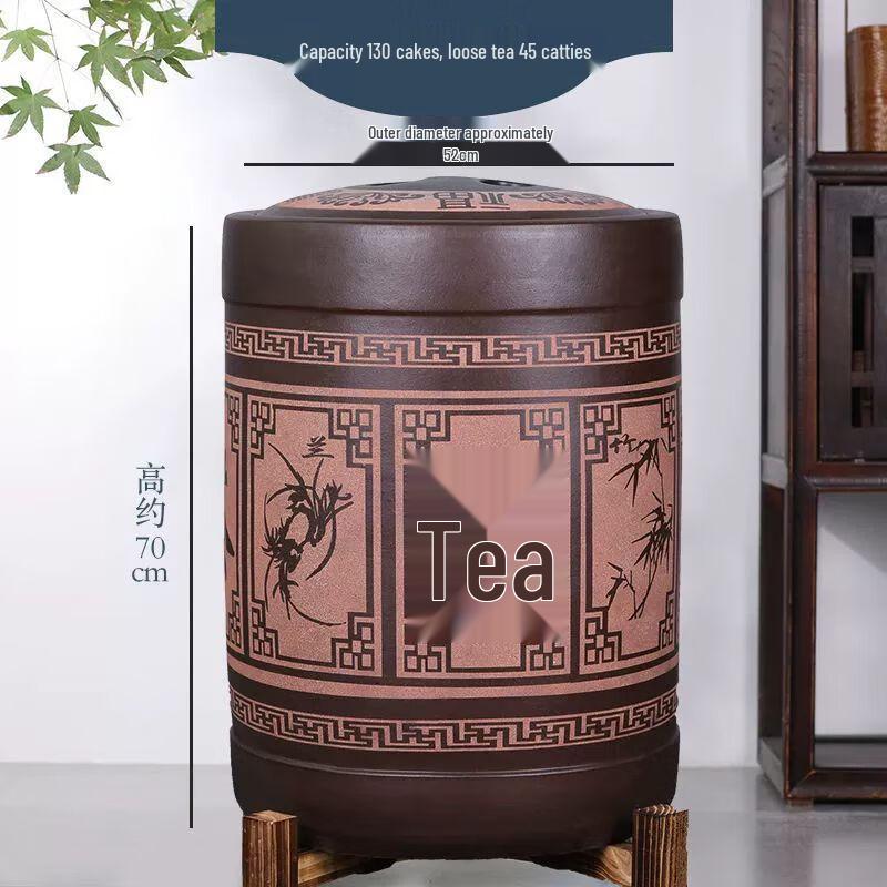 Yixing Purple Clay Tea Caddy