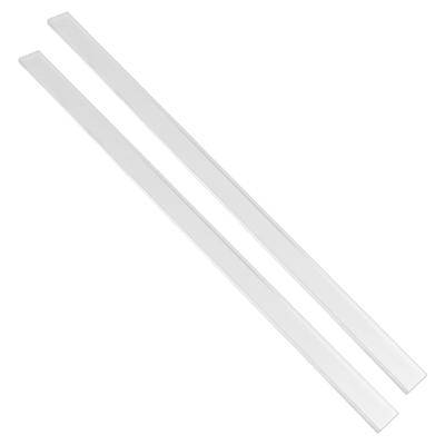 2 Stück Acryl-Keks-Dickenmesser Präzise Messung DIY Fondant-Glasur Butterkekse Nivellierung Kompakt Praktisches Backwerkzeug
