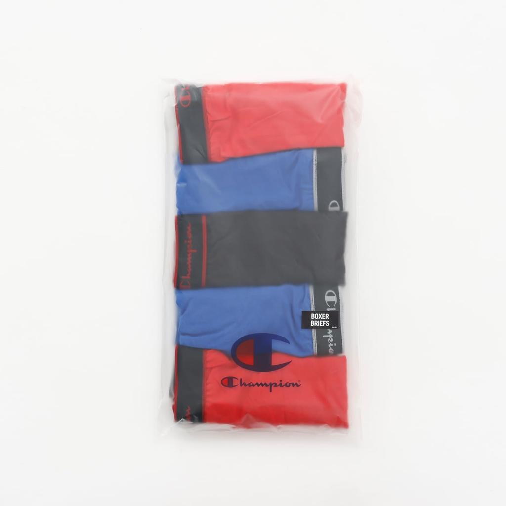 Champion Deodorizační boxerky 5P Boxer Různé 994 (5-balení) Antibakteriální, Deodorizační, Čistý, Účinek, Slipy, CM6ES702J, Pánské,