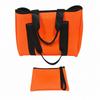 Versatile Open-Top Travel Tote with Wristlet Pouch Roomy Beach