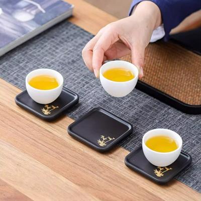 Retro Kung Fu Podložka pod čaj Čínský styl Tepelná izolace Proti opaření Domácí Čajový podnos Podložka pod čaj Obřadní doplňky 2025 Novinka