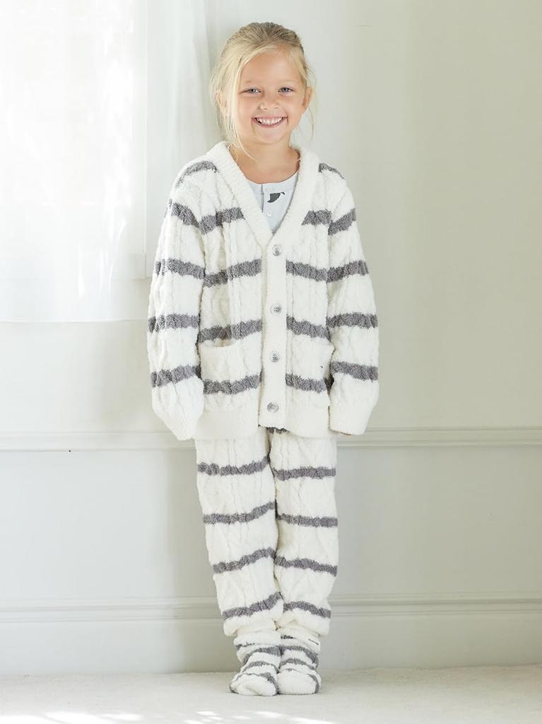 Gelato Pique Kids Baby Moco Ran Border Cardigan PKNT245412 IVR XXS