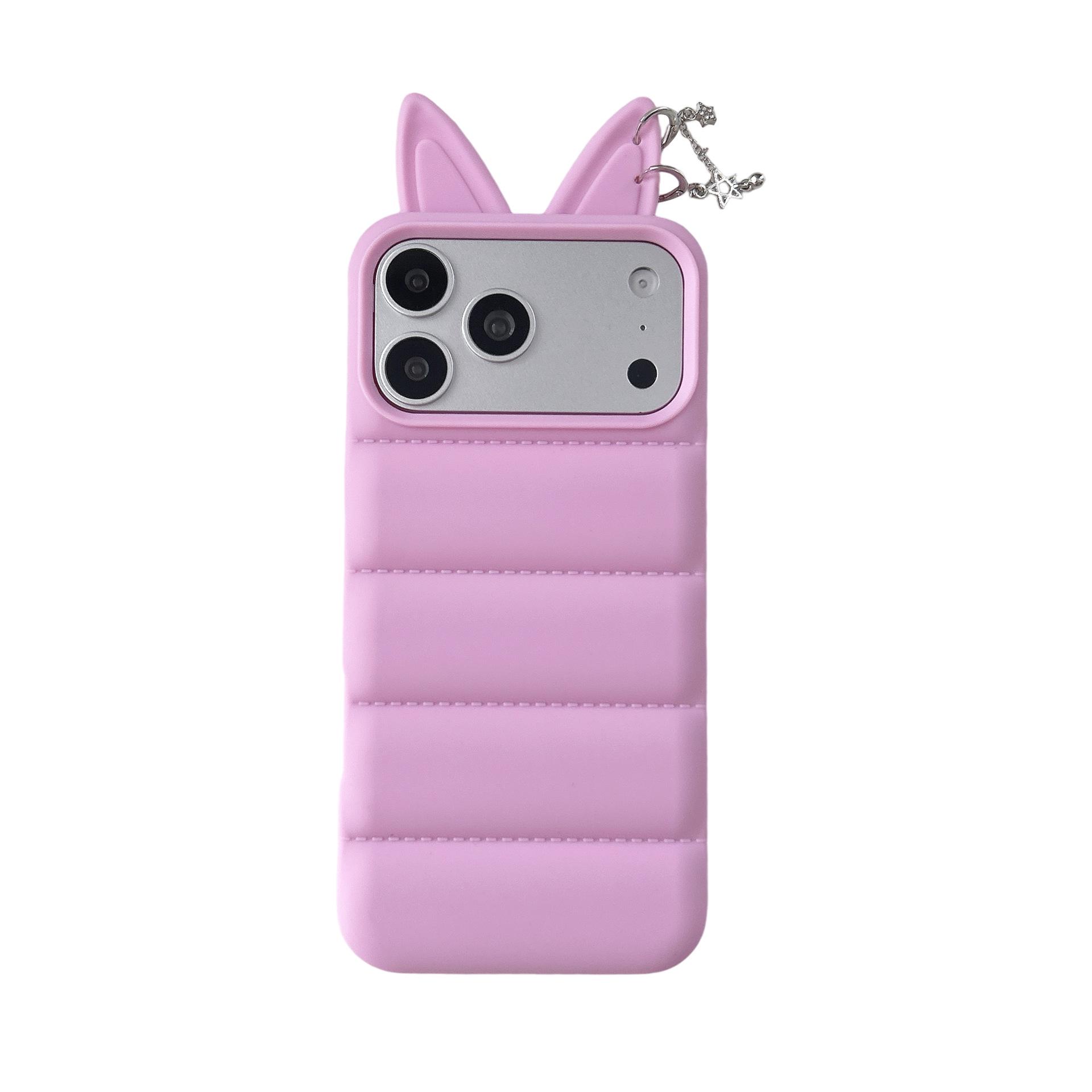 Cartoon Fox Earrings, Down Jacket, and 17/15 Pro Max Phone Cases for Best Friends iPhone 16