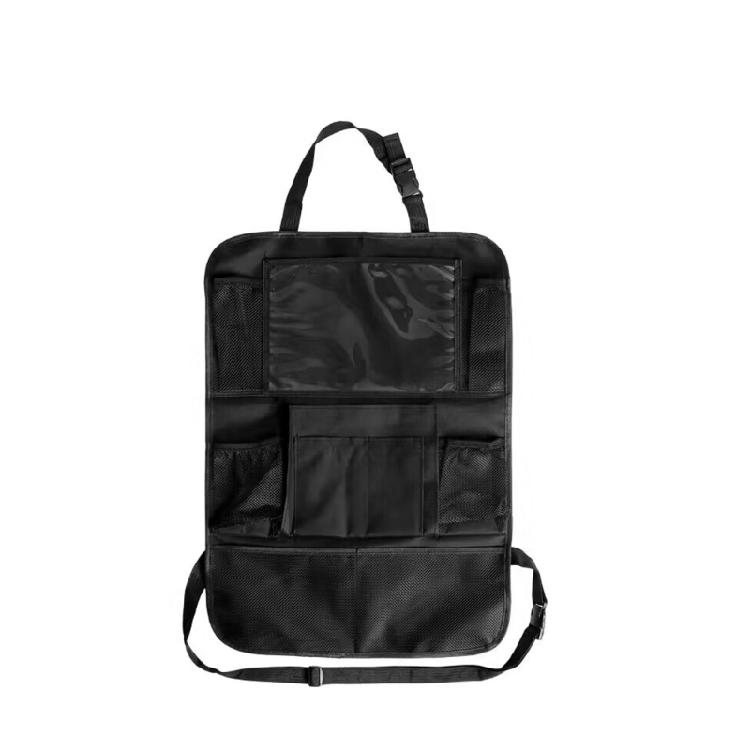 Vehicle Seat Back Storage Bag Waterproof Oxford Fabric Organizers Nonslip Hook Suitable For SUVs Sedans MPVs