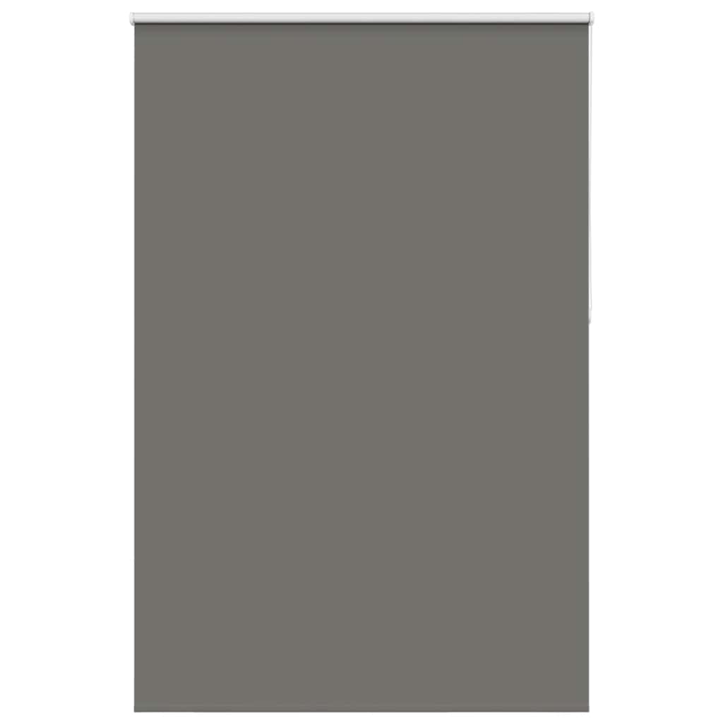 Blackout Roller Blind Gray 150x210 cm Fabric Width 146.6 cm Polyester
