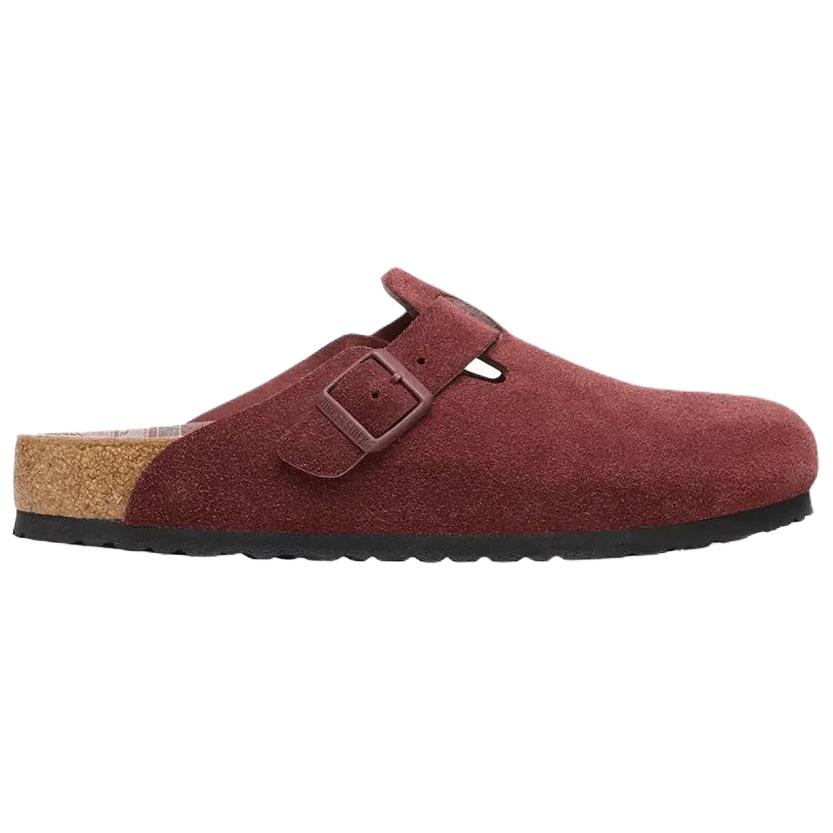 Birkenstock Boston Abrasion Resistant Closed Toe Slippers Men's Red Brown 1030648