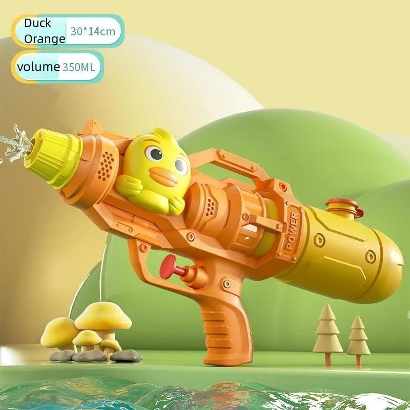 Pistola ad acqua giocattolo portatile estate acqua assorbente ad alta pressione pistola ad acqua spiaggia all'aperto fucile ad acqua giocattoli da combattimento