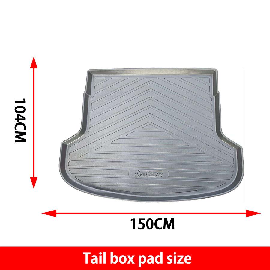 Durable Waterproof TPE Trunk Mat for 2017 Jinbei TiAz
