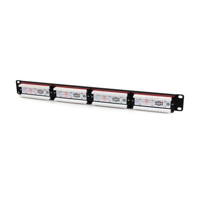 Panneau Patch 24 Ports - STARTECH - C6PANEL24 - Cat6 - RJ45 - Montage En Rack 1U