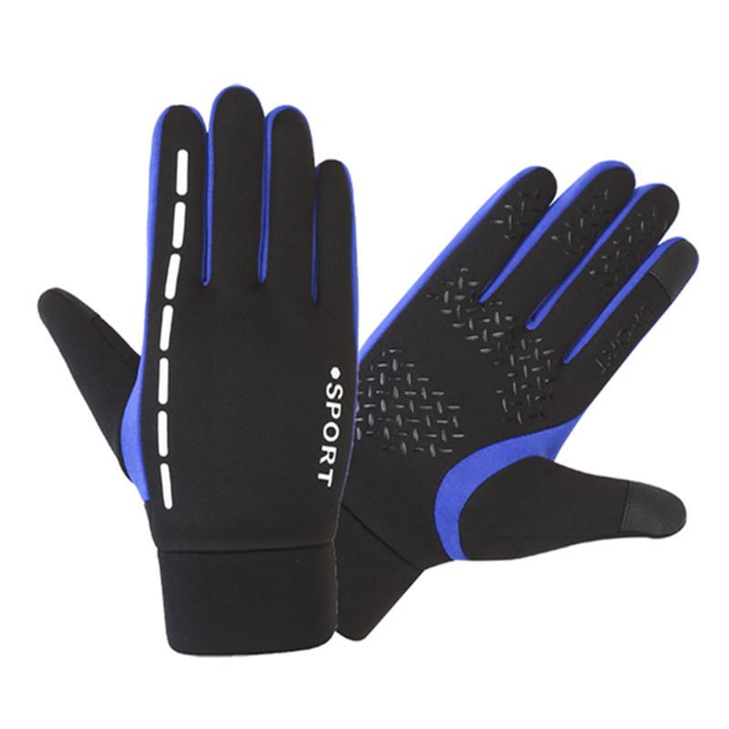 Warm Gloves for Autumn and Winter Riding for Men and Women Outdoor Sports Plus Velvet Cold Proof Feng Shui Motorcycle Touch Screen Gloves