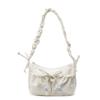 Fashion Bowknot Shoulder Bag With Nylon Material For Daily Use