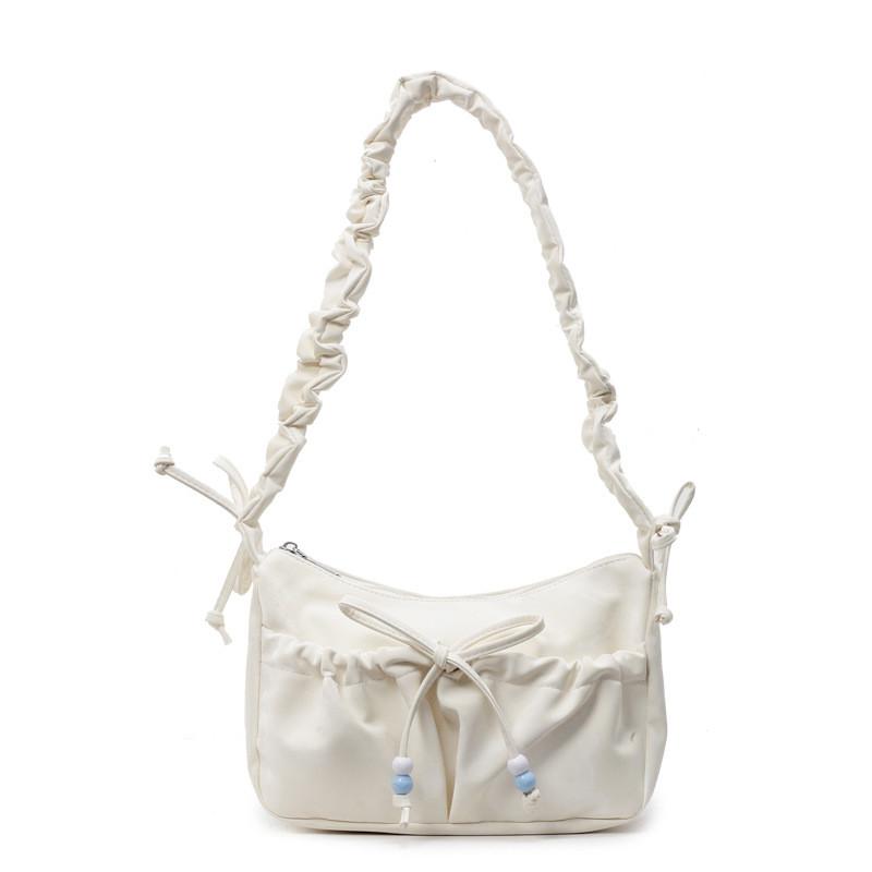 Fashion Bowknot Shoulder Bag With Nylon Material For Daily Use