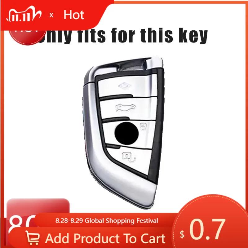Adesivo Auto Hot 2025 ABS Fibra di Carbonio Copri Custodia Chiave Auto Per BMW Serie 1 2 3 4 5 6 7 X1 X3 X4 X5 X6 X7 F10 F20 F30 G30 G20 G01