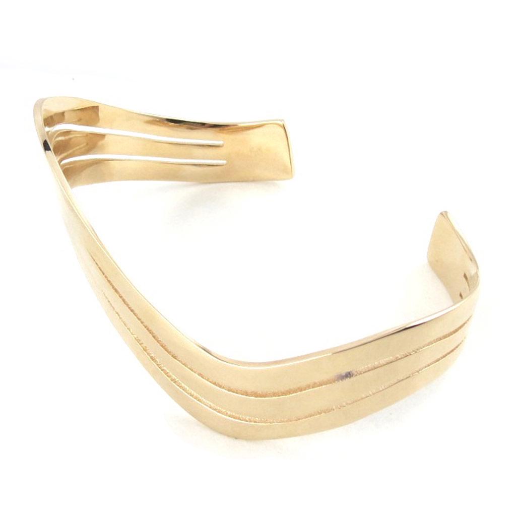 Les Trésors De Lily [N0020] - Gold Plated 'Cléopatra' Bracelet - 66x48x17 Mm