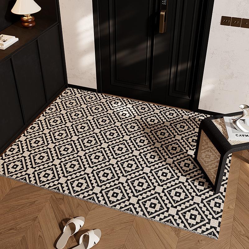 Eingangstür Rutschfeste Fußmatte Eingangsbereich Bodenmatte Eingangsfoyer Verschleißfest und Schmutzabweisend Bodenmatte