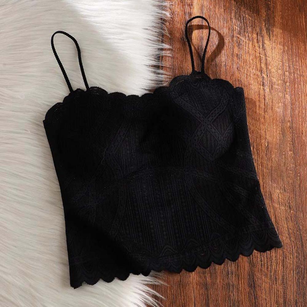 Ice Silk Lace Corset Slim Fit Suspender Vest Spicy Girl Style Crop Tops Travel