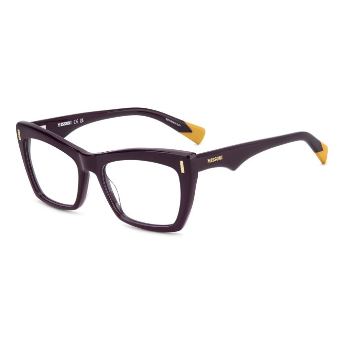 Lunettes De Vue MISSONI MIS 0207 53/17/145 0T7 PLUM ACETATE FRAMES WOMAN MISSONI MIS 0207 PLUM Optical Frames 53