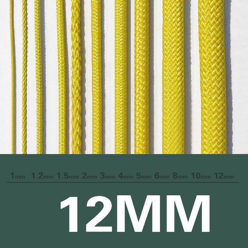 Aramid Fiber Fire Safety Rope: Flame Retardant, High-Temperature & Wear/Chemical Resistant, High-Strength, Free Shipping