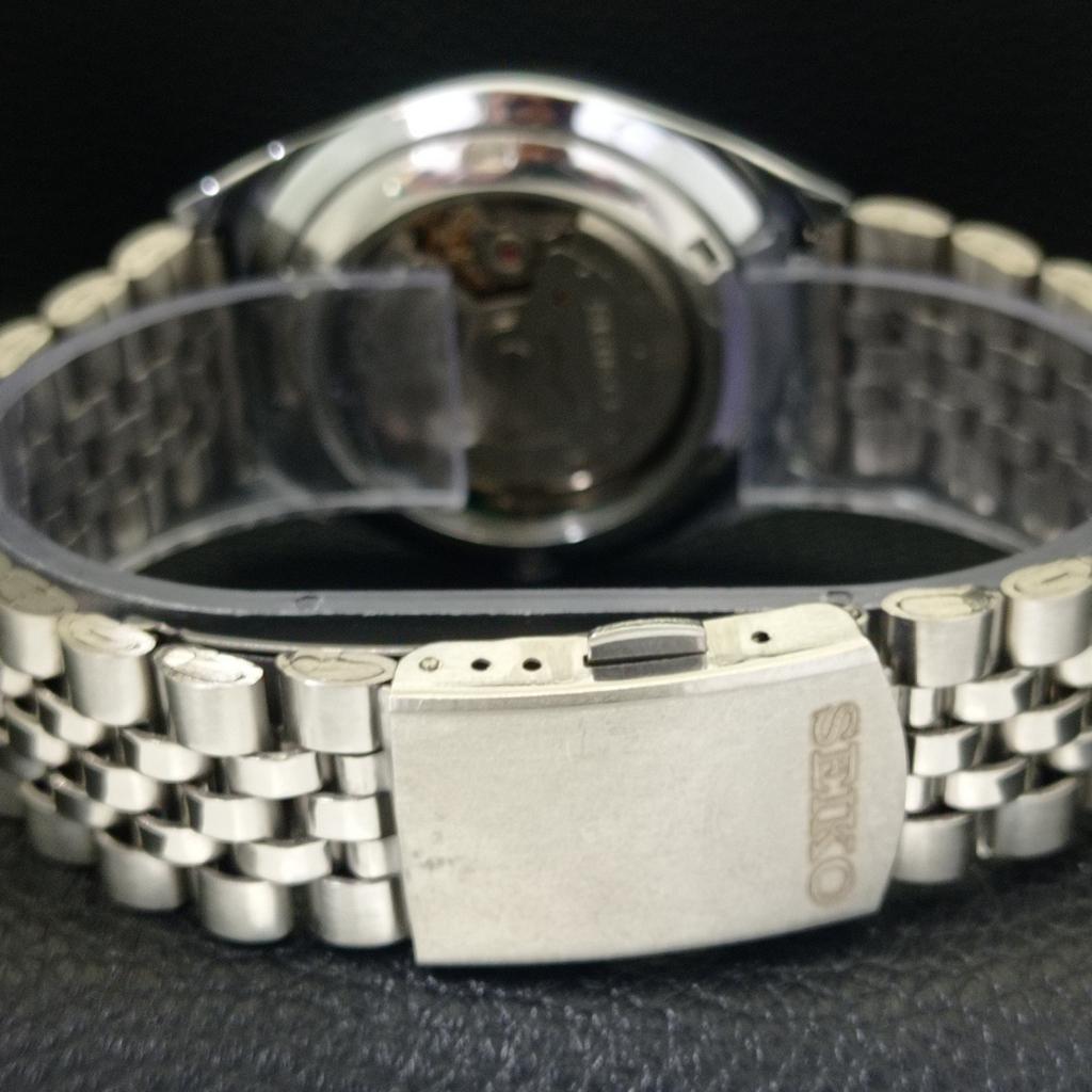 REFURBISHED SEIKO 5 AUTOMATIC 6309A VINTAGE JAPAN MENS WHITE WATCH a441739-1 Sk-a441739