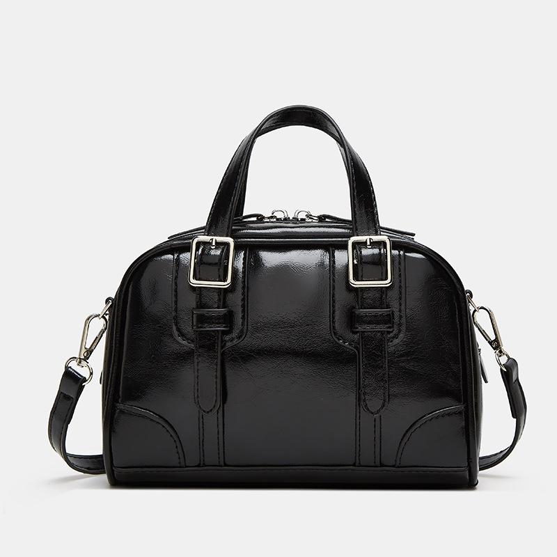 

Новая черная сумочка, универсальная сумка через плечо, сумка-мессенджер, модная сумка-подушка, женская сумка-боулинг.