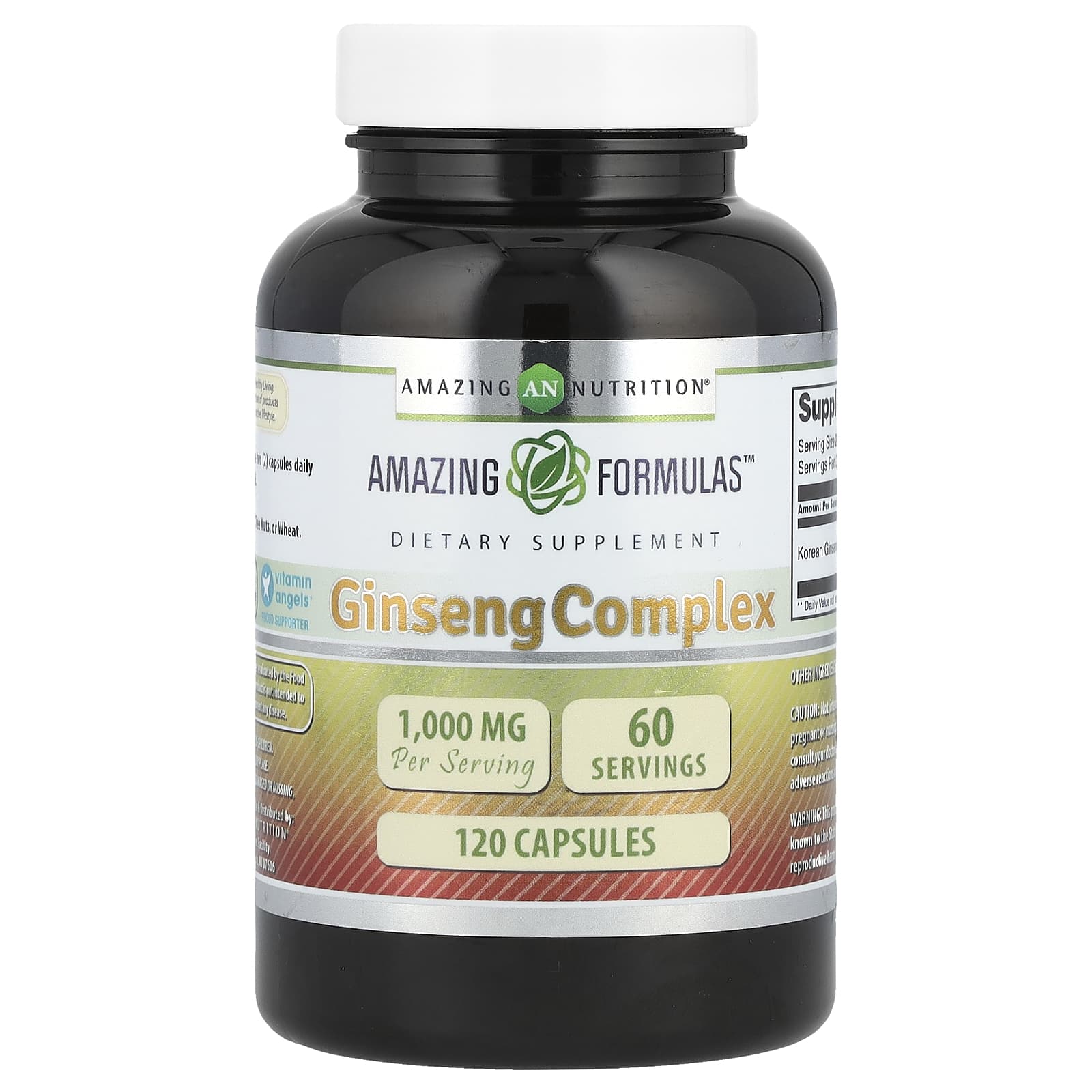 

Ginseng Complex, 120 Capsules (500Mg per Capsule)