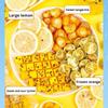 12pcs Kumquat Lemon Passion Fruit Loose Tea Independent Small Packaging Fragrant Freeze-dried Water Soaked Health Tea