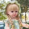 55 CM Soft Silicone Reborn Baby Bath Doll Toy 22 Inch Realistic Princess Toddler Beautiful Bebe Girl a birthday present